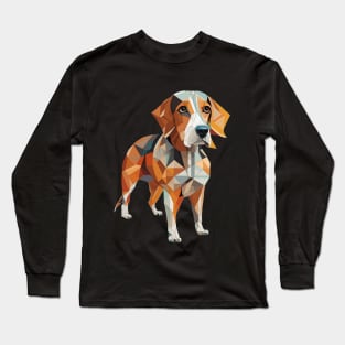 Geometric Beagle Long Sleeve T-Shirt